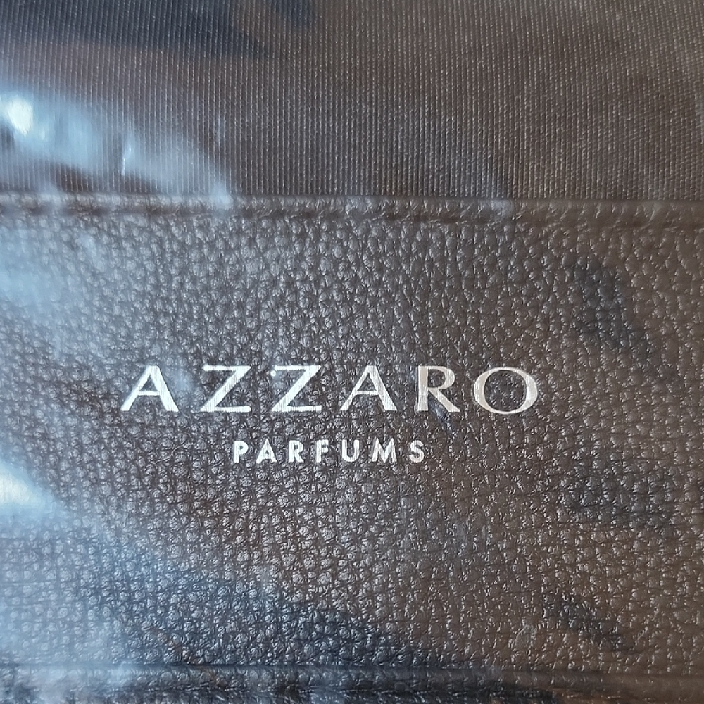 Black Backpack with Glossy Finish and Vertical Stripes - Picture 2 of 5